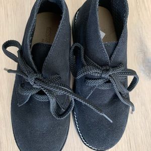 Brand new black suede dress shoes j. Crew kids